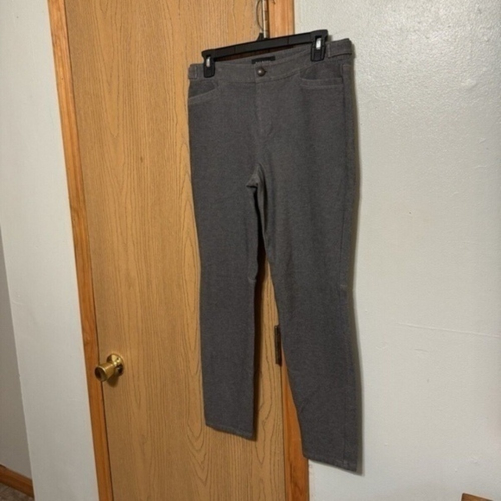 Talbots "Lexington" Size 4 Gray Skinny Leg Mid-Rise Ankle Length Pants - EUC